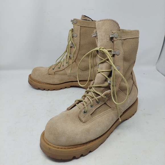 Rocky 790G Desert Tan Suede Military Combat Boots Gore Tex Tactical Size 6.5 W - Picture 1 of 10
